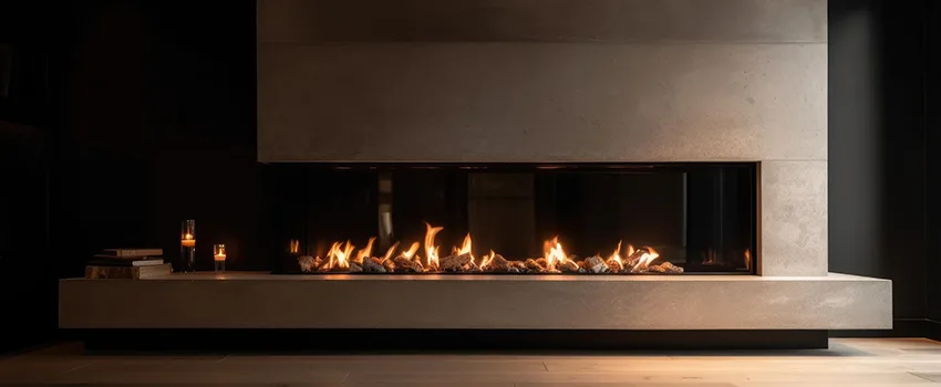 Gas Fireplace Ember Bed Design Services in Miramar, Florida