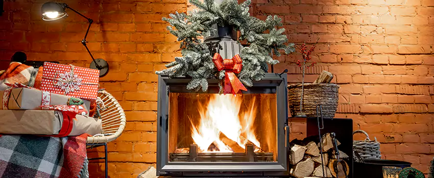 Travis Industries Linear Gas Fireplace Installation in Miramar, Florida