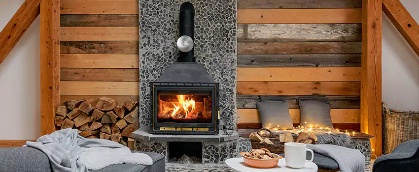 Thelin Hearth Products Direct Vent Gas Stove Fireplace Inspection in Miramar, Florida